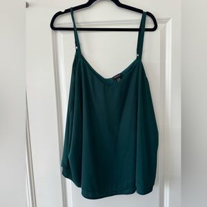 Torrid dark green tank